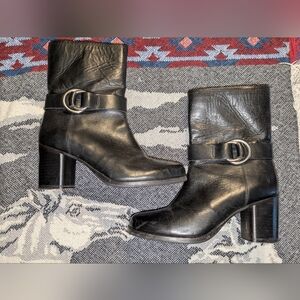 Frye Black Leather Boots